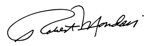 Robert Mondavi's signature